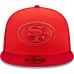 Бейсболка San Francisco 49ers New Era Tri-Tone 59FIFTY - Scarlet