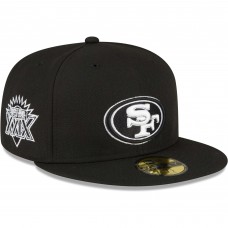 Бейсболка San Francisco 49ers New Era Super Bowl XXIX Side Patch 59FIFTY - Black