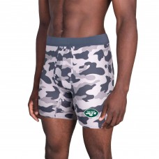 New York Jets Concepts Sport Invincible Knit Boxer Brief - Charcoal
