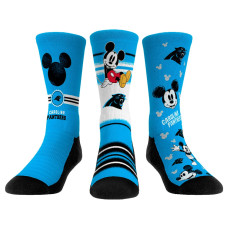 Носки 3 пары Unisex Carolina Panthers Disney Rock Em Socks Носки 3 пары Unisex Carolina Panthers Disney Rock Em Socks