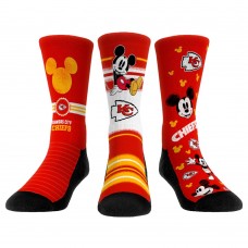 Три пары носков Kansas City Chiefs Rock Em Socks Unisex Disney