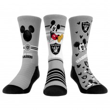 Три пары носков Las Vegas Raiders Rock Em Unisex Disney