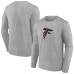Футболка с длинным рукавом Atlanta Falcons Primary Team Logo - Heather Gray