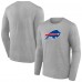 Футболка с длинным рукавом Buffalo Bills Primary Team Logo - Heather Gray Футболка с длинным рукавом Buffalo Bills Primary Team Logo - Heather Gray