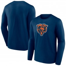 Футболка с длинным рукавом Chicago Bears Primary Team Logo - Navy Футболка с длинным рукавом Chicago Bears Primary Team Logo - Navy