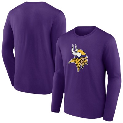 Футболка с длинным рукавом Minnesota Vikings Primary Team Logo - Purple