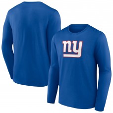 Футболка с длинным рукавом New York Giants Primary Team Logo - Royal