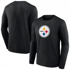 Футболка с длинным рукавом Pittsburgh Steelers Primary Team Logo - Black