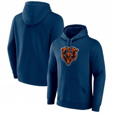 Толстовка Chicago Bears Navy Primary Team Logo Fitted