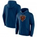 Толстовка Chicago Bears Navy Primary Team Logo Fitted Толстовка Chicago Bears Navy Primary Team Logo Fitted