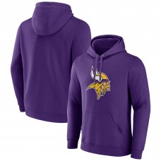 Minnesota Vikings Purple Primary Team Logo Fitted Pullover Hoodie Minnesota Vikings Purple Primary Team Logo Fitted Pullover Hoodie