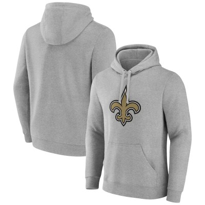 Толстовка New Orleans Saints Primary Team Logo Fitted - Heather Gray
