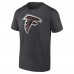 Футболка Atlanta Falcons Fanatics Heather Charcoal Primary Logo