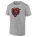 Футболка Chicago Bears Team Logo - Heather Gray