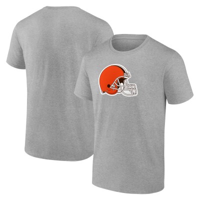 Футболка Cleveland Browns Fanatics Heather Gray Primary Logo