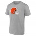 Футболка Cleveland Browns Fanatics Heather Gray Primary Logo