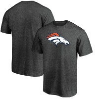 Футболка Denver Broncos Fanatics Heather Charcoal Primary Logo
