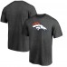 Футболка Denver Broncos Fanatics Heather Charcoal Primary Logo