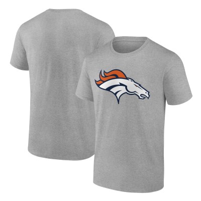 Футболка Denver Broncos Team Logo - Heather Gray
