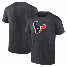Футболка Houston Texans Fanatics Heather Charcoal Primary Logo