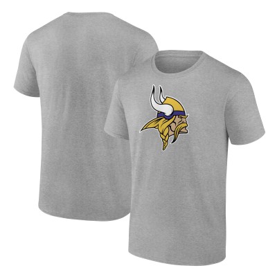 Футболка Minnesota Vikings Team Logo - Heather Gray
