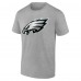 Футболка Philadelphia Eagles Team Logo - Heather Gray