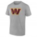 Футболка Washington Commanders Team Logo - Heather Gray