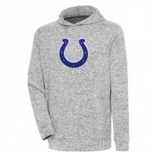 Толстовка Indianapolis Colts Antigua Absolute Chenille - Heathered Gray