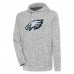 Толстовка Philadelphia Eagles Antigua Absolute Chenille - Heathered Gray