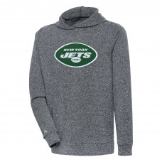 Толстовка New York Jets Antigua Absolute Chenille - Charcoal