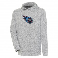 Толстовка Tennessee Titans Antigua Absolute Chenille - Heathered Gray