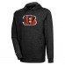 Толстовка Cincinnati Bengals Antigua Action Chenille - Heathered Black