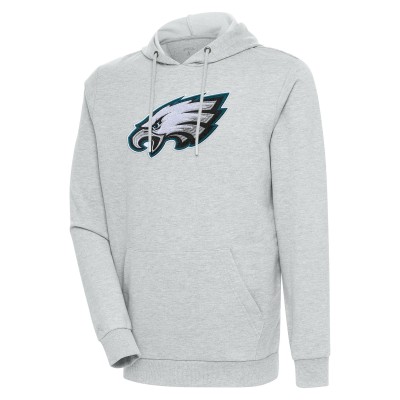 Толстовка Philadelphia Eagles Antigua Action Chenille - Heathered Gray