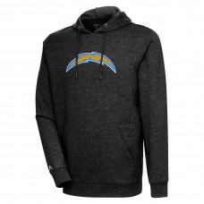 Толстовка Los Angeles Chargers Antigua Action Chenille - Heathered Black