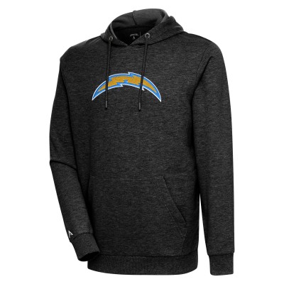 Толстовка Los Angeles Chargers Antigua Action Chenille - Heathered Black
