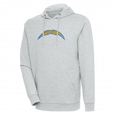 Толстовка Los Angeles Chargers Antigua Action Chenille - Heathered Gray