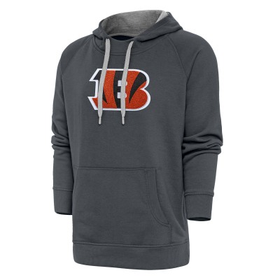 Толстовка Cincinnati Bengals Antigua Victory Chenille - Charcoal