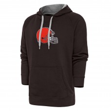 Толстовка Cleveland Browns Antigua Victory Chenille - Brown