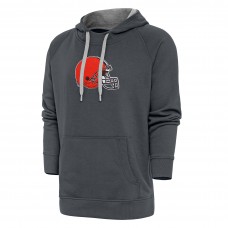 Толстовка Cleveland Browns Antigua Victory Chenille - Charcoal