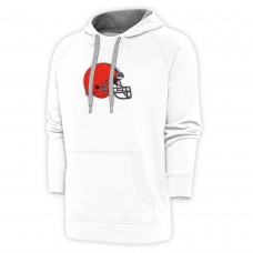 Толстовка Cleveland Browns Antigua Victory Chenille - White