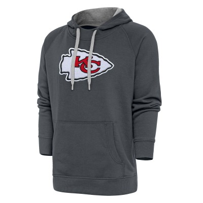 Толстовка Kansas City Chiefs Antigua Victory Chenille - Charcoal
