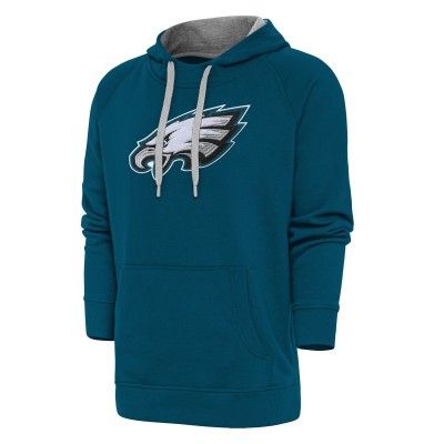 Толстовка Philadelphia Eagles Antigua Victory Chenille - Midnight Green
