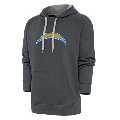 Толстовка Los Angeles Chargers Antigua Victory Chenille - Charcoal