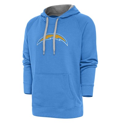 Толстовка Los Angeles Chargers Antigua Victory Chenille - Powder Blue