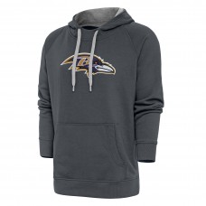 Толстовка Baltimore Ravens Antigua Victory Chenille - Charcoal