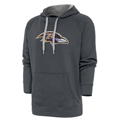 Толстовка Baltimore Ravens Antigua Victory Chenille - Charcoal