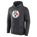 Толстовка Pittsburgh Steelers Charcoal Primary Team Logo Fitted