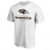 Футболка Baltimore Ravens Logo Team Lockup - White