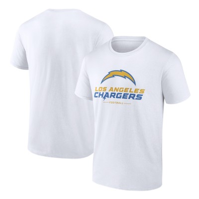 Футболка Los Angeles Chargers Logo Team Lockup - White