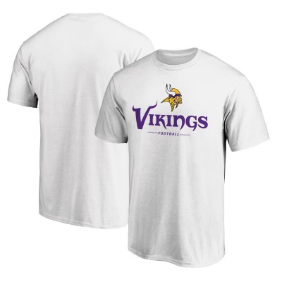 Футболка Minnesota Vikings Logo Team Lockup - White